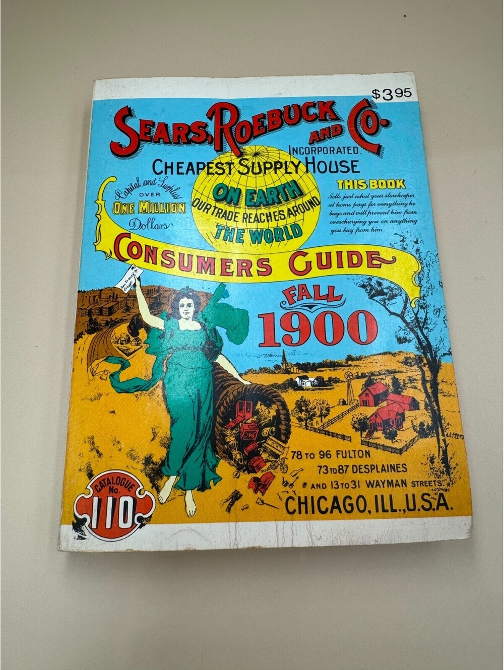 Vintage 1970 Sears Roebuck And Co. Consumers Guide Fall 1900 Catalogue No. 110 G